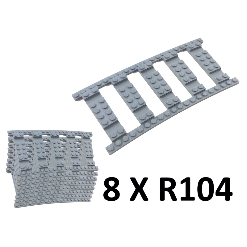 Ballast Plaat R104 Set - 8 stuks voor 8 R104 bochten